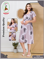 New Arrivals 4-IN-ONE MAXI Mom's Feeding & Casual Wear | Stylish Maxi Style | Invisible Feeding Zipper | Perfect Pre & Post Pregnancy Wear   (MAXI 4-IN-ONE)