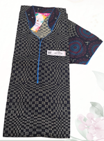 MANGAI Daily Wear Casual Comfort Fit Cotton Printed Nighties | Front open Zipper Model| Slit Open & Neck Collar Comfort Fit Daily Wear Nighties (DRN)