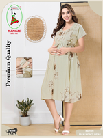 New Arrivals 4-IN-ONE MAXI Mom's Feeding & Casual Wear | Stylish Maxi Style | Invisible Feeding Zipper | Perfect Pre & Post Pregnancy Wear   (MAXI 4-IN-ONE)