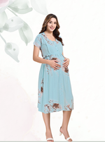 New Arrivals 4-IN-ONE MAXI Mom's Feeding & Casual Wear | Stylish Maxi Style | Invisible Feeding Zipper | Perfect Pre & Post Pregnancy Wear   (MAXI 4-IN-ONE)