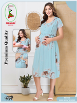 New Arrivals 4-IN-ONE MAXI Mom's Feeding & Casual Wear | Stylish Maxi Style | Invisible Feeding Zipper | Perfect Pre & Post Pregnancy Wear   (MAXI 4-IN-ONE)