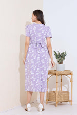 MANGAI HOSIERY Cotton Zipless Feeding Wear | Fancy Sleeve with Round Neck | Flap Open Zipless Feeding wear for Pregnancy Women (MMG)