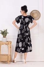 Rayon MAXI FROCK Model Nighties | Fancy Petal Sleeve | Fancy Neck & Side Pocket | Pleated Frock MAXI Style | Trendy Collection's for Stylish Women & Teenage Girl (FSF)