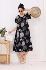 Rayon MAXI FROCK Model Nighties | Fancy Petal Sleeve | Fancy Neck & Side Pocket | Pleated Frock MAXI Style | Trendy Collection's for Stylish Women & Teenage Girl (FSF)
