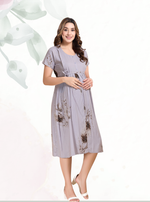 New Arrivals 4-IN-ONE MAXI Mom's Feeding & Casual Wear | Stylish Maxi Style | Invisible Feeding Zipper | Perfect Pre & Post Pregnancy Wear   (MAXI 4-IN-ONE)