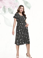 New Arrivals 4-IN-ONE MAXI Mom's Feeding & Casual Wear | Stylish Maxi Style | Invisible Feeding Zipper | Perfect Pre & Post Pregnancy Wear   (MAXI 4-IN-ONE)