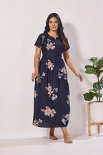 Alpine KURTHI Style Nighties| FancySleeve | Zipless Model | Stylish V-Cut neck | Updated Collection's for Stylish Women AK (H/S)