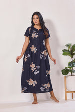 Alpine KURTHI Style Nighties| FancySleeve | Zipless Model | Stylish V-Cut neck | Updated Collection's for Stylish Women AK (H/S)