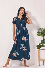 Alpine KURTHI Style Nighties| FancySleeve | Zipless Model | Stylish V-Cut neck | Updated Collection's for Stylish Women AK (H/S)