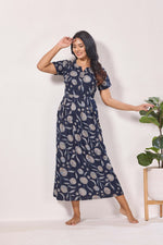 Alpine KURTHI Style Nighties| FancySleeve | Zipless Model | Stylish V-Cut neck | Updated Collection's for Stylish Women AK (H/S)