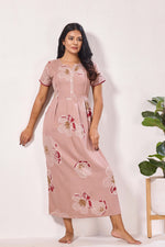 Alpine KURTHI Style Nighties| FancySleeve | Zipless Model | Stylish V-Cut neck | Updated Collection's for Stylish Women AK (H/S)