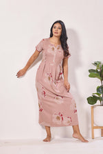 Alpine KURTHI Style Nighties| FancySleeve | Zipless Model | Stylish V-Cut neck | Updated Collection's for Stylish Women AK (H/S)