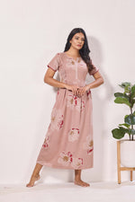 Alpine KURTHI Style Nighties| FancySleeve | Zipless Model | Stylish V-Cut neck | Updated Collection's for Stylish Women AK (H/S)