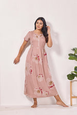 Alpine KURTHI Style Nighties| FancySleeve | Zipless Model | Stylish V-Cut neck | Updated Collection's for Stylish Women AK (H/S)