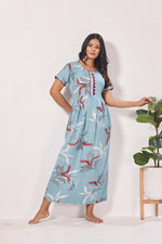 Alpine KURTHI Style Nighties| Fancy Half Sleeve | Zipless Model | Stylish Round Neck | Updated Collection's for Stylish Women AK (H/S)