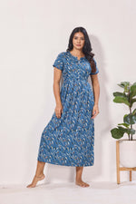 Alpine KURTHI Style Nighties| FancySleeve | Zipless Model | Stylish V-Cut neck | Updated Collection's for Stylish Women AK (H/S)