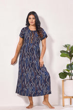 Alpine KURTHI Style Nighties| Fancy Half Sleeve | Zipless Model | Stylish Round Neck | Updated Collection's for Stylish Women AK (H/S)