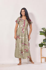 Alpine KURTHI Style Nighties| Fancy Half Sleeve | Zipless Model | Stylish Round Neck | Updated Collection's for Stylish Women AK (H/S)