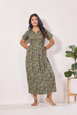 Alpine KURTHI Style Nighties| FancySleeve | Zipless Model | Stylish V-Cut neck | Updated Collection's for Stylish Women AK (H/S)