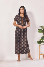 Alpine KURTHI Style Nighties| Fancy Half Sleeve | Zipless Model | Stylish Round Neck | Updated Collection's for Stylish Women AK (H/S)