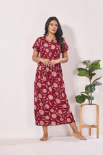 Alpine KURTHI Style Nighties| FancySleeve | Zipless Model | Stylish V-Cut neck | Updated Collection's for Stylish Women AK (H/S)