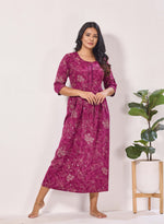 Alpine KURTI Style | Beautiful Stylish KURTI Model | Long 3/4 Sleeve & Side Pocket | Fresh Collection's for Stylish Women's (AK-3/4)