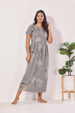 Alpine KURTHI Style Nighties| FancySleeve | Zipless Model | Stylish V-Cut neck | Updated Collection's for Stylish Women AK (H/S)