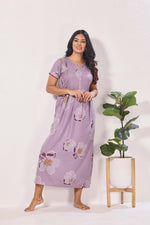 Alpine KURTHI Style Nighties| FancySleeve | Zipless Model | Stylish V-Cut neck | Updated Collection's for Stylish Women AK (H/S)