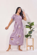 Alpine KURTHI Style Nighties| FancySleeve | Zipless Model | Stylish V-Cut neck | Updated Collection's for Stylish Women AK (H/S)