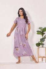 Alpine KURTHI Style Nighties| FancySleeve | Zipless Model | Stylish V-Cut neck | Updated Collection's for Stylish Women AK (H/S)