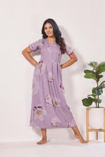 Alpine KURTHI Style Nighties| FancySleeve | Zipless Model | Stylish V-Cut neck | Updated Collection's for Stylish Women AK (H/S)