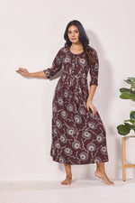 Alpine KURTI Style | Beautiful Stylish KURTI Model | Long 3/4 Sleeve & Side Pocket | Fresh Collection's for Stylish Women's (AK-3/4)