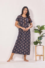 Alpine KURTHI Style Nighties| Fancy Half Sleeve | Zipless Model | Stylish Round Neck | Updated Collection's for Stylish Women AK (H/S)