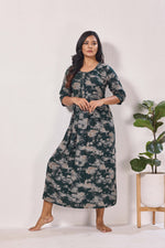 Alpine KURTI Style | Beautiful Stylish KURTI Model | Long 3/4 Sleeve & Side Pocket | Fresh Collection's for Stylish Women's (AK-3/4)