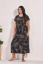 Alpine KURTHI Style Nighties| Fancy Half Sleeve | Zipless Model | Stylish Round Neck | Updated Collection's for Stylish Women AK (H/S)