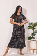 Alpine KURTHI Style Nighties| Fancy Half Sleeve | Zipless Model | Stylish Round Neck | Updated Collection's for Stylish Women AK (H/S)