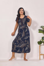 Alpine KURTHI Style Nighties| Fancy Half Sleeve | Zipless Model | Stylish Round Neck | Updated Collection's for Stylish Women AK (H/S)