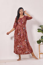 Alpine KURTI Style | Beautiful Stylish KURTI Model | Long 3/4 Sleeve & Side Pocket | Fresh Collection's for Stylish Women's (AK-3/4)