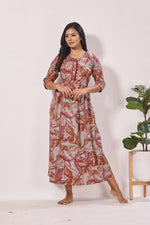 Alpine KURTI Style | Beautiful Stylish KURTI Model | Long 3/4 Sleeve & Side Pocket | Fresh Collection's for Stylish Women's (AK-3/4)