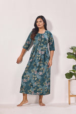 Alpine KURTI Style | Beautiful Stylish KURTI Model | Long 3/4 Sleeve & Side Pocket | Fresh Collection's for Stylish Women's (AK-3/4)