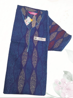 MANGAI Daily Wear Casual Comfort Fit Cotton Printed Nighties | Front open Zipper Model| Slit Open & Neck Collar Comfort Fit Daily Wear Nighties (DRN)