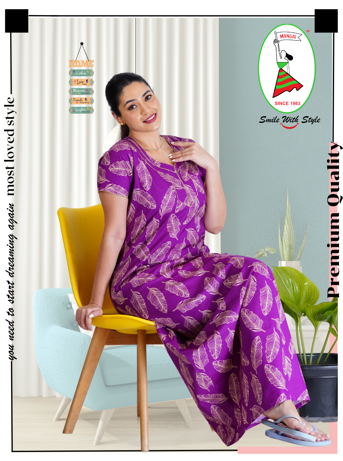 Premium cotton nighty online shop