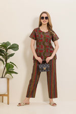 Premium Cotton Printed Night Suits