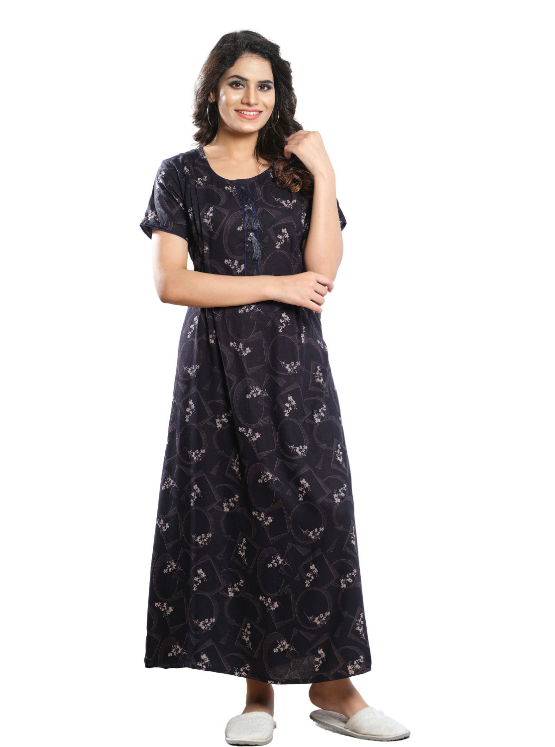 MANGAI New Premium Alpine KURTI Style | Beautiful Stylish KURTI Model | Side Pocket | Half Sleeve | Perfect Nightwear Collection's for Trendy Women's