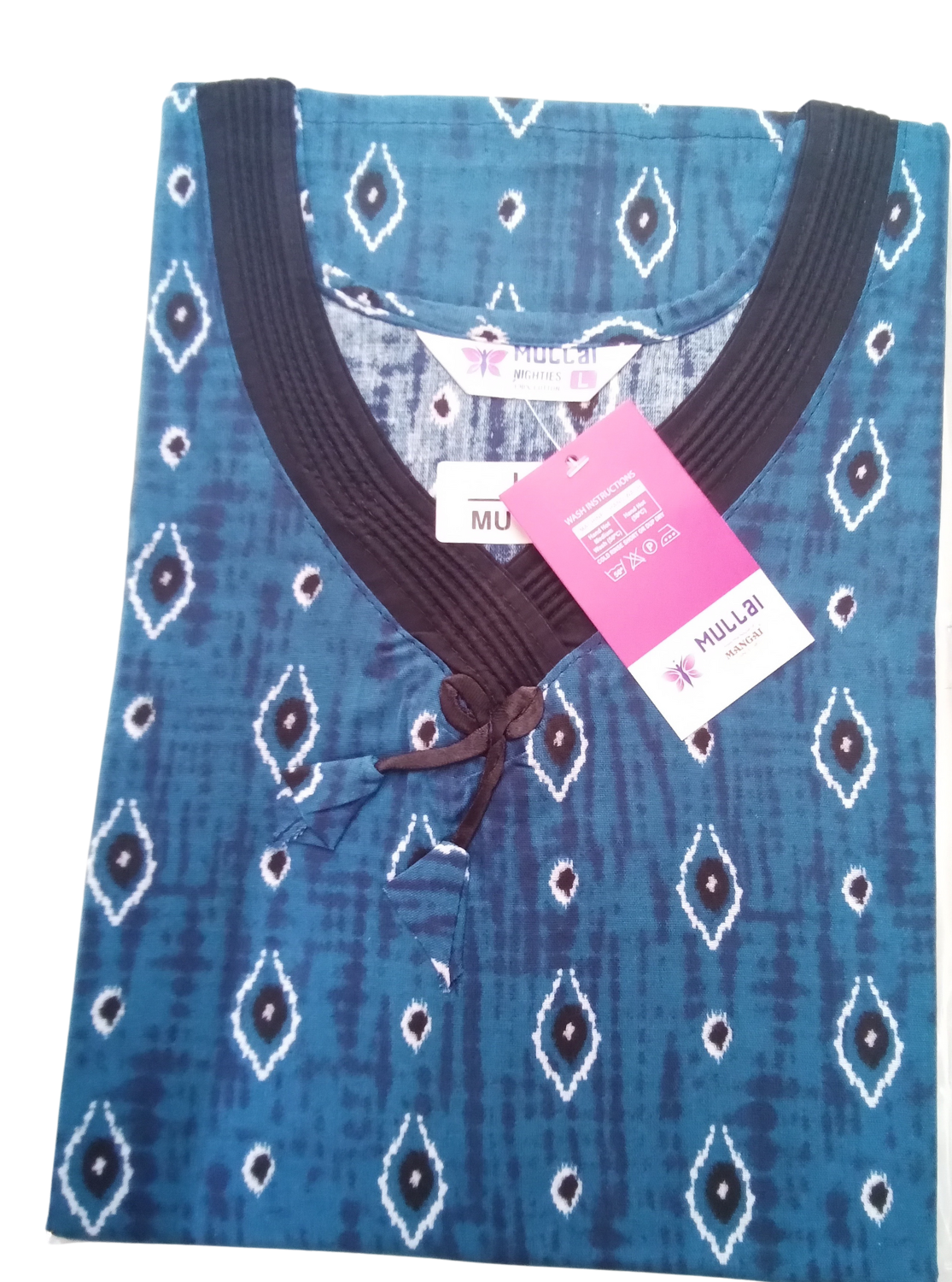 MANGAI New Regular Fit Cotton PrintedNighties - All Over Printed Stylish Nightwear for Stylish Women | Beautiful Nighties for Stylish Women's