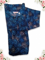 MANGAI Cotton Printed Pleated Model Half Sleeve 5XL Size Nighties withFancy Neck | With Side Pocket (5PZ)