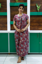 Alpine KURTI Style Nighties| Beautiful Stylish KURTI Model | Half Sleeve | Without Zipper |Fancy Sleeve | Fresh Collection's for Stylish Women's MKA (H/S)