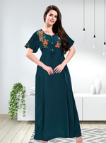 Stylish Embroidery Nightgown Online