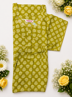 MANGAI Cotton Printed Pleated Model Half Sleeve 5XL Size Nighties for Stylish Women's (5PZ)