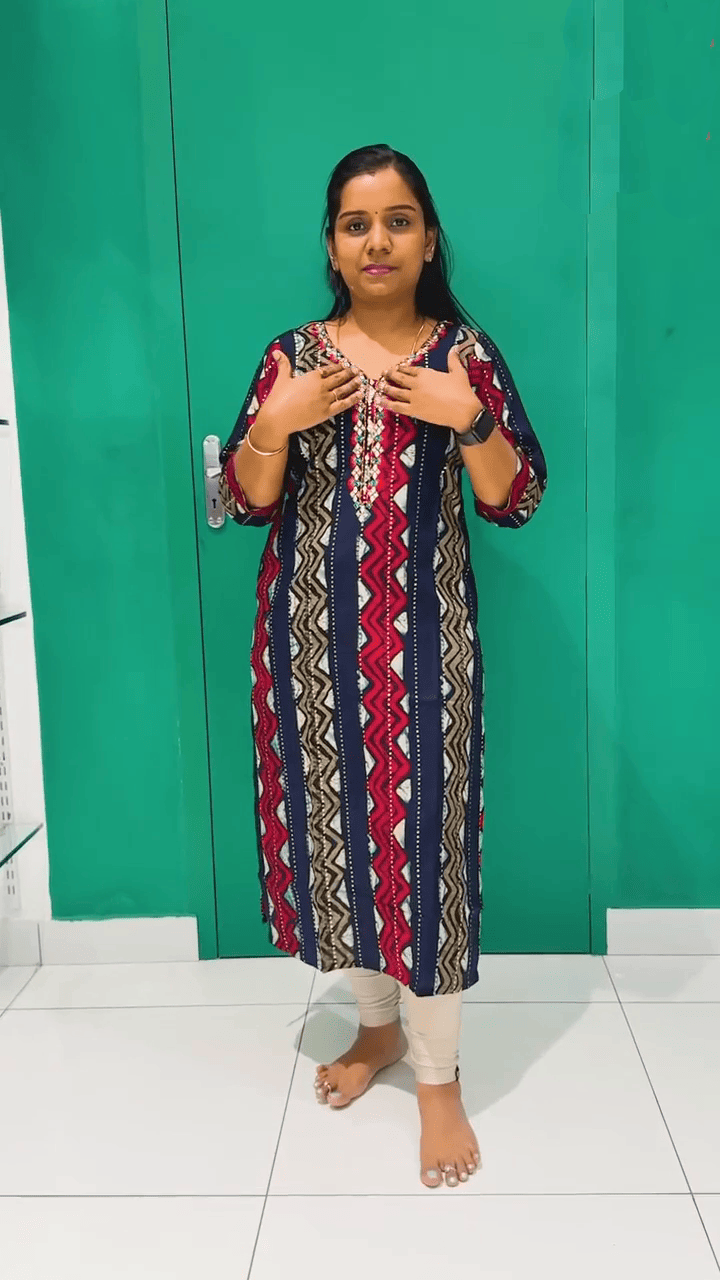 New Introducing Rayon Stylish Kurthi's | Updated Collection for Trendy Design's| Collar Model |High Quality Rayon Kurthi's for Stylish Women's (SNGVI)